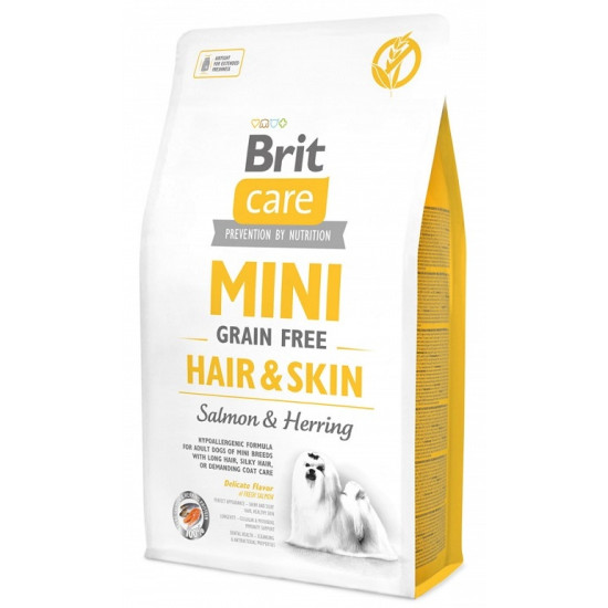 Brit Care Grain Free Mini Hair and Skin με Σολομό 2kg