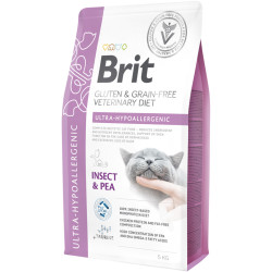 Brit VD - Cat Grain Free Ultra-Hypoallergenic Insect & Pea CAT 5kg