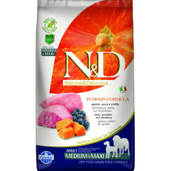 N&D Grain Free Pumpkin Lamb & Blueberry Adult Medium & Maxi 12kg