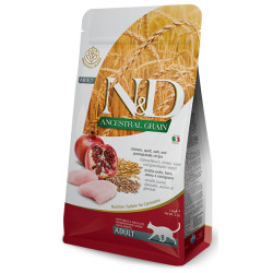 N&D Low Grain Chicken & Pomegranate Adult CAT 10kg