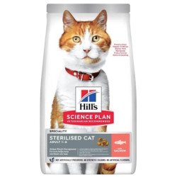 Hill's Science Plan Adult Sterilised Για Γάτες με Σολομό 1,5kg