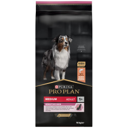 Purina Pro Plan - Medium Adult Sensitive Skin Optiderma με σολομό 14kg