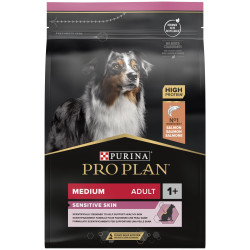 Purina Pro Plan - Medium Adult Sensitive Skin Optiderma με σολομό 3kg