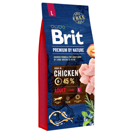 Brit Premium By Nature - Adult Large DOG 15kg