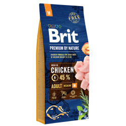 Brit Premium By Nature - Adult Medium DOG 15kg