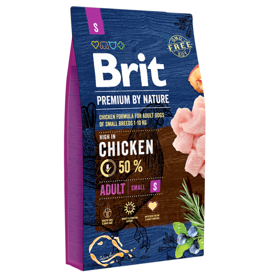 Brit Premium By Nature - Adult Small DOG 8kg