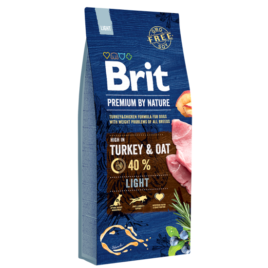 Brit Premium By Nature - Light DOG 15kg