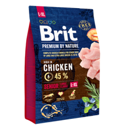 Brit Premium By Nature - Senior Large & Extra Large DOG 3kg