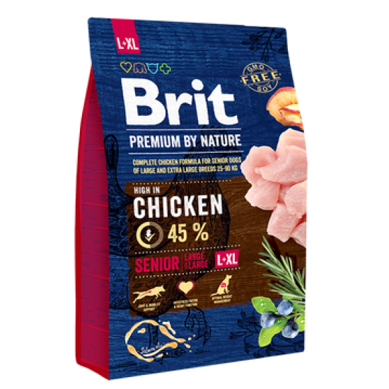 Brit Premium By Nature - Senior Large & Extra Large DOG 3kg