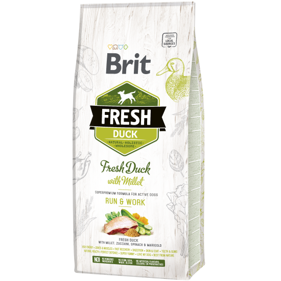 Brit Fresh -  Duck Energy Run & Work DOG 12kg