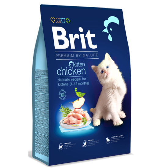 Brit Premium By Nature - Kitten Chicken CAT 8kg