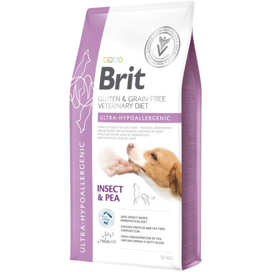 Brit VD - GF Dog Ultra-Hypoallergenic 12kg