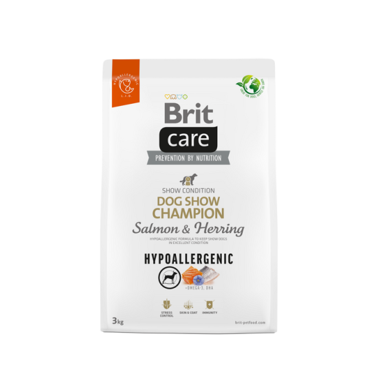 Brit Care Hypoallergenic® Dog Show Champion 3kg