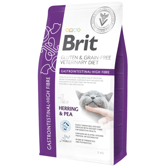 Brit VD - GF Gastrointestinal High Fibre CAT 5kg