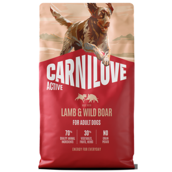 Carnilove Active® Lamb & Wild Boar for Adult Dogs 4kg