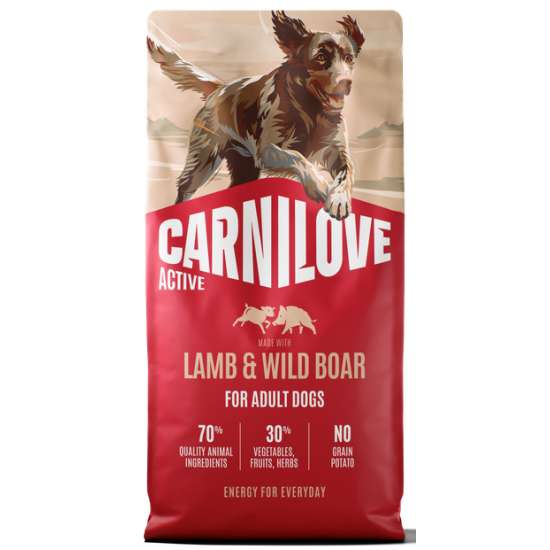 Carnilove Active® Lamb & Wild Boar for Adult Dogs 12kg