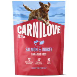 Carnilove Active® Salmon & Turkey for Adult Dogs 1.5kg