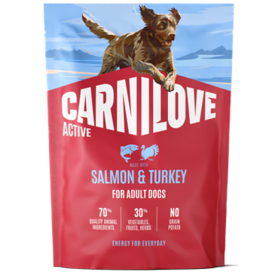 Carnilove Active® Salmon & Turkey for Adult Dogs 1.5kg