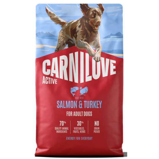Carnilove Active® Salmon & Turkey for Adult Dogs 4kg