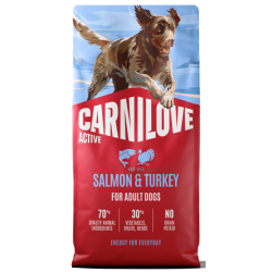 Carnilove Active® Salmon & Turkey for Adult Dogs 12kg