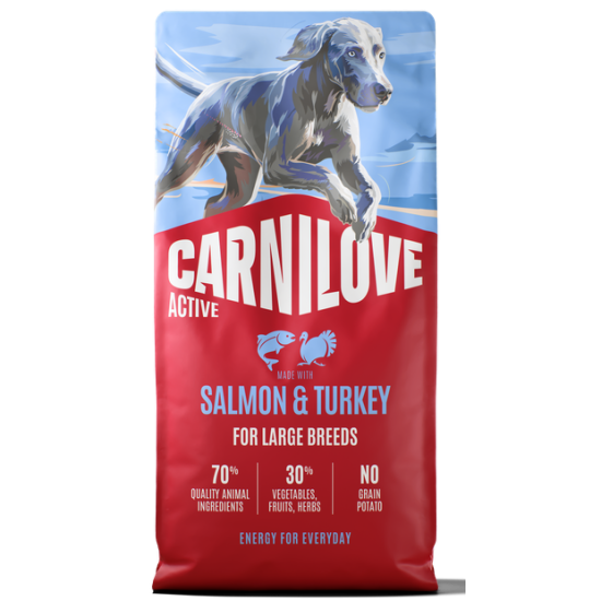 Carnilove Active® Salmon & Turkey for Large Breeds 12kg