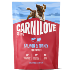 Carnilove Active® Salmon & Turkey for Puppies 1.5kg
