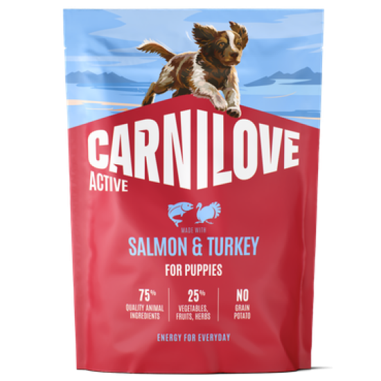 Carnilove Active® Salmon & Turkey for Puppies 1.5kg