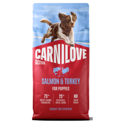 Carnilove Active® Salmon & Turkey for Puppies 12kg