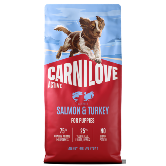 Carnilove Active® Salmon & Turkey for Puppies 12kg