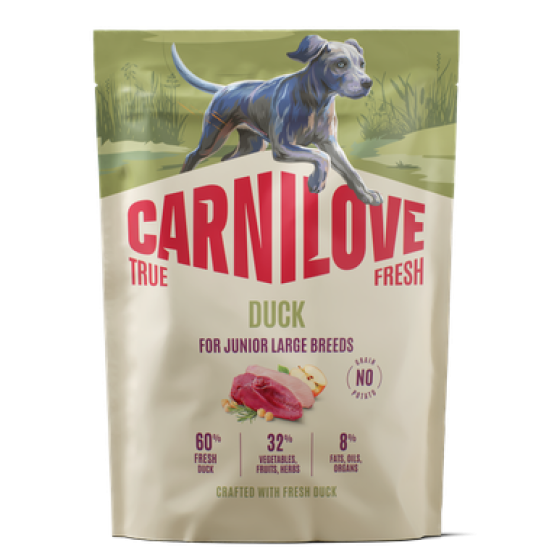 Carnilove True Fresh® Duck for Junior Large Breeds 1.5kg