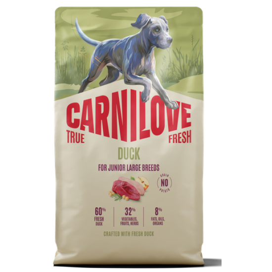 Carnilove True Fresh® Duck for Junior Large Breeds 4kg