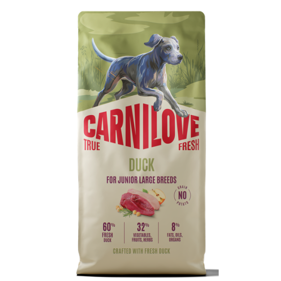 Carnilove True Fresh® Duck for Junior Large Breeds 12kg