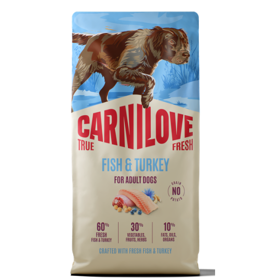 Carnilove True Fresh® Fish & Turkey for Adult Dogs 12kg