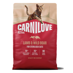 Carnilove Active® Lamb & Wild Boar for Sterilised Cats 2kg