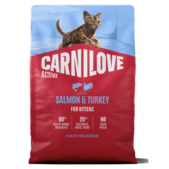 Carnilove Active® Salmon & Turkey for Kittens 2kg