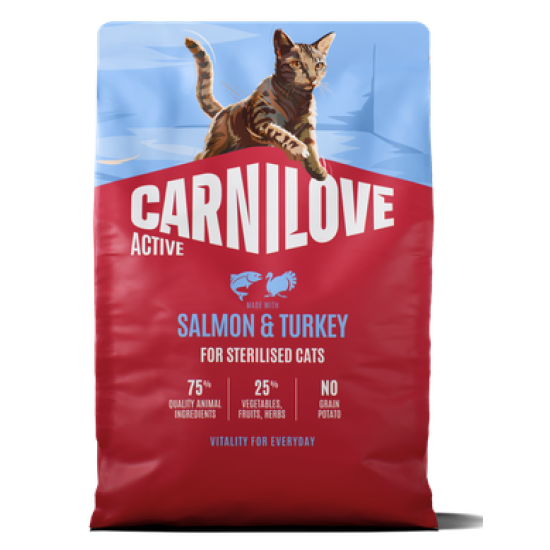 Carnilove Active® Salmon & Turkey for Sterilised Cats 2kg