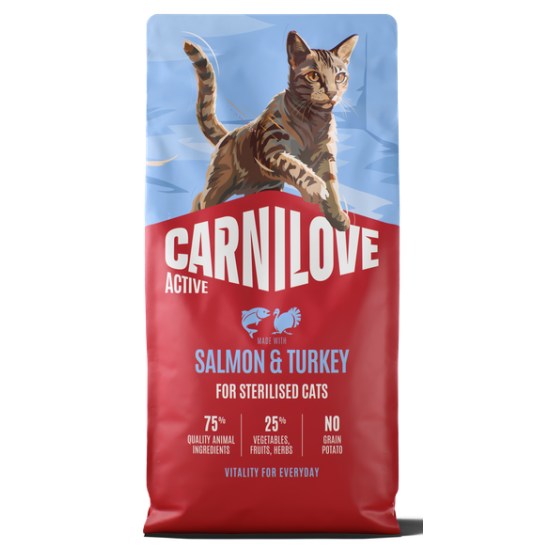 Carnilove Active® Salmon & Turkey for Sterilised Cats 6kg
