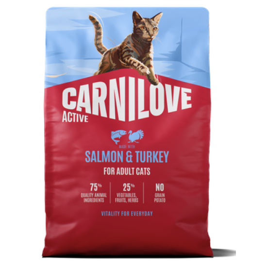 Carnilove Active® Salmon & Turkey for Adult Cats 2kg