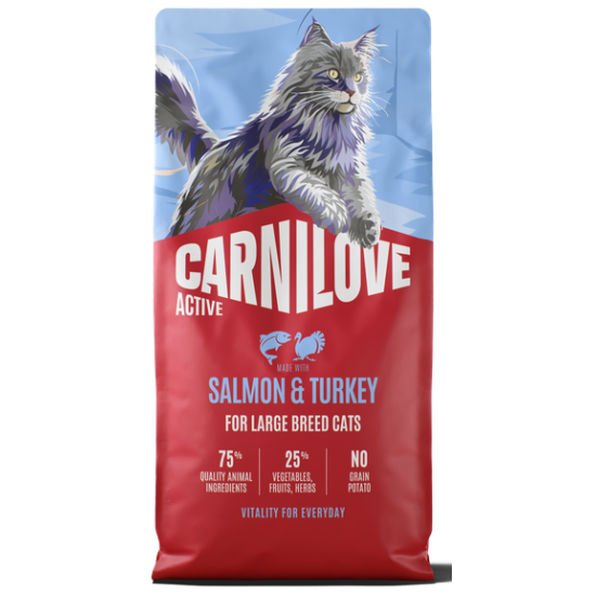 Carnilove Active® Salmon & Turkey for Large Breed Cats 6kg