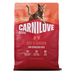Carnilove Active® Beef & Venison for Sterilised Cats 2kg