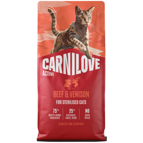 Carnilove Active® Beef & Venison for Sterilised Cats 6kg