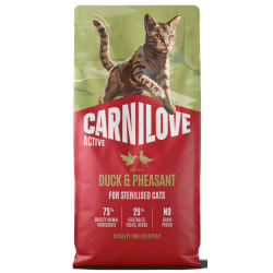 Carnilove Active® Duck & Pheasant for Sterilised Cats 6kg