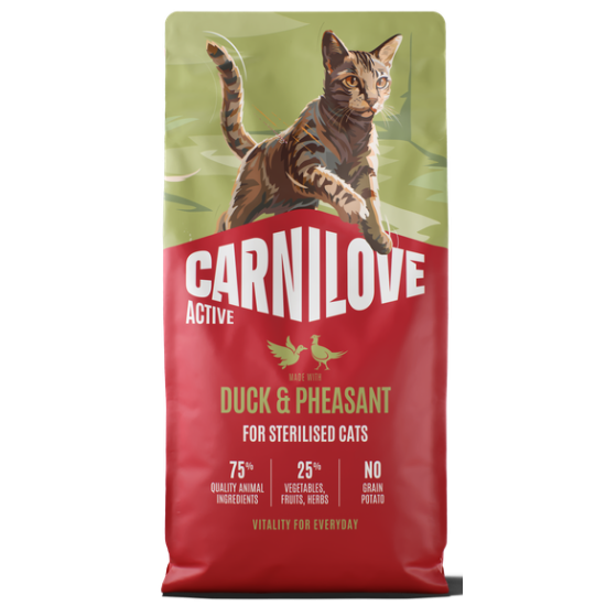 Carnilove Active® Duck & Pheasant for Sterilised Cats 6kg