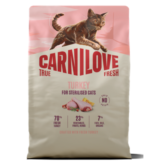 Carnilove True Fresh® Turkey for Sterilised Cats 2kg