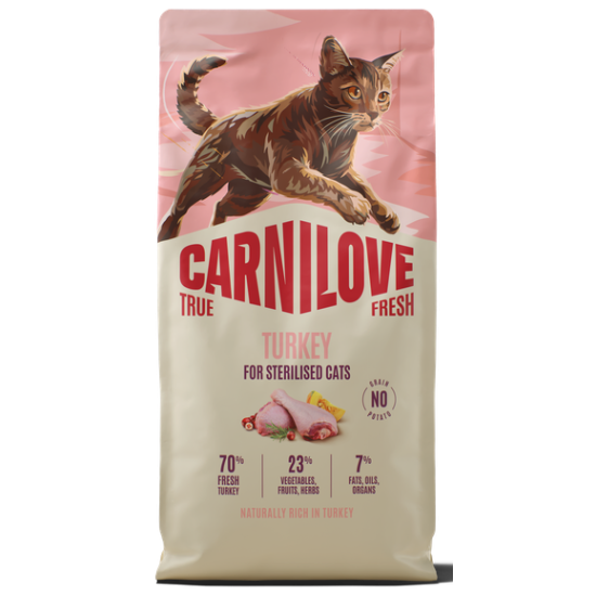 Carnilove True Fresh® Turkey for Sterilised Cats 6kg