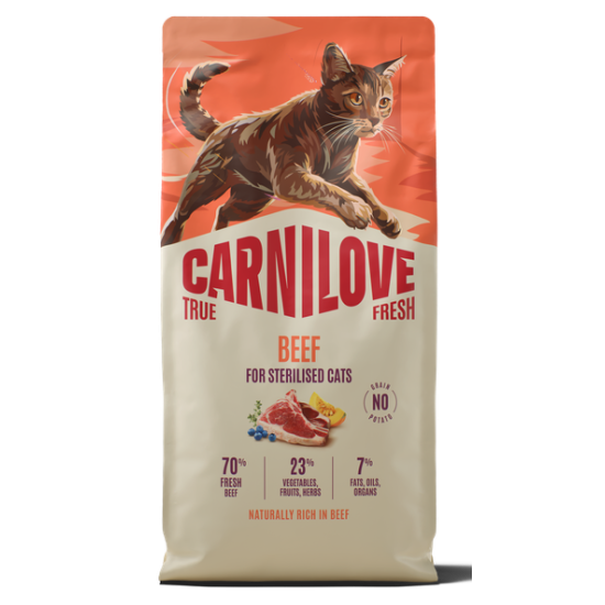 Carnilove True Fresh® Beef for Sterilised Cats 6kg