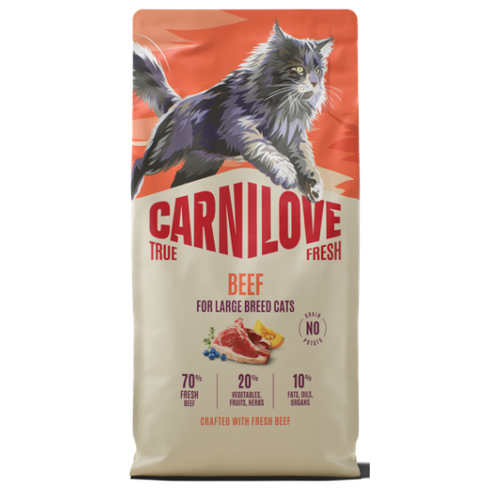 Carnilove True Fresh® Beef for Large Breed Cats 6kg
