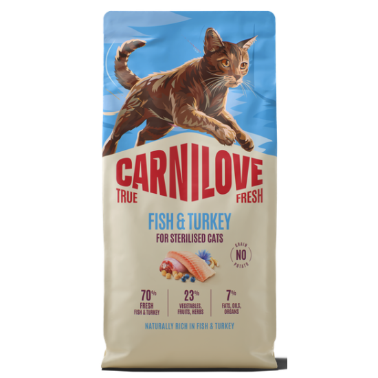 Carnilove True Fresh® Fish & Turkey for Sterilised Cats 6kg