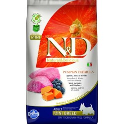 N&D GRAIN FREE PUMPKIN LAMB & BLUEBERRY ADULT MINI 2,5KG