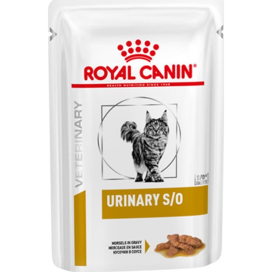 Royal Canin Veterinary Diet Urinary S/O κομματάκια σε σάλτσα 85gr